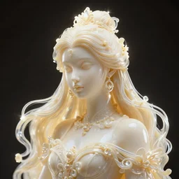 wonderful princess of cream liquid semi transparent vines with a cream liquid skin, ornate 8 k gorgeous intricate cream detailed, accent white lighting, dramatic light, octane render