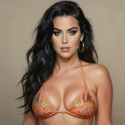 sexy painting of katy perry, bikini, ultra realistic, sharp details, subsurface scattering, intricate details, warm lighting, beautiful features, highly detailed, photorealistic, octane render, 8 k, unreal engine, art by artgerm and greg rutkowski and alphonse mucha