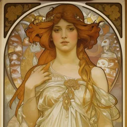 portrait of a goddess, garce, utral high detail, medium shot, rimming light, alphonse mucha, artgerm lau, greg rutkowski