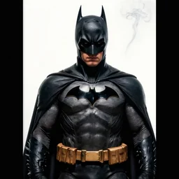 batman is smoking movie poster