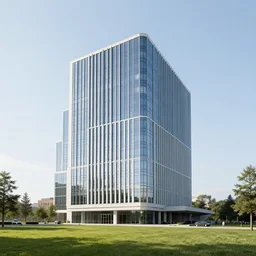 a building in a landscape, trending on getty images