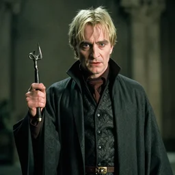 film still of josef fiennes as Lord Voldemort in Harry Potter movie