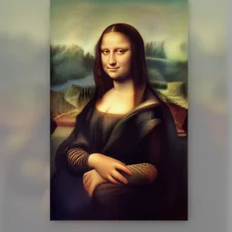 mona lisa full body portrait