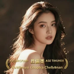 a good looking asia girl, seductive look, beautiful