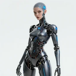 Cthulhu cyberpunk woman, robotic,  trending on artstation, by Hajime Sorayama and Boris Vallejo
