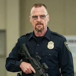Walter White as a DEA cop