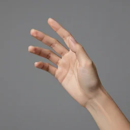 one beautiful hand, hand model, studio portrait, studio lighting, photography, 4 k