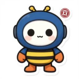 cute miss mascot marvel sticker art, cronobreaker, beeple game icon