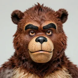 commission of freddy fazbear,realistic,hyperdetailed,photorealistic,detailed face,art by greg rutkowski,trevor henderson,artstation,deviantart,4k,estern comic style,sharp lineart,professional lighting,professional shading