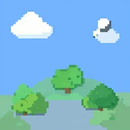 random pixel art