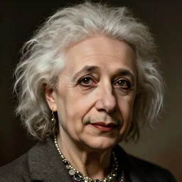 young woman einstein portrait