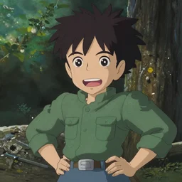 still image from the new studio ghibli animated film'phoenix wright : ace attorney'