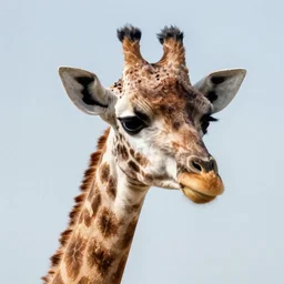 a wonderful giraffe with panda skin and panda face | realistic | 8k | sharp focus