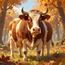 epic professional digital art of ((🐄)) !! 🐭!! !!🍁!!, best on artstation, cgsociety, wlop, cosmic, epic, stunning, gorgeous, much detail, much wow, masterpiece