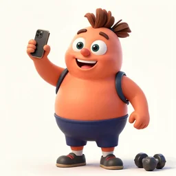 “ embarrassing gym selfie of humpty dumpty, hyper realistic, unreal engine, 4 k, concept art ”