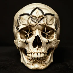 death holding the flower of life