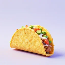 a neon future taco party