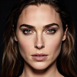 head and shoulders masterpiece portrait of the goddess gal gadot ( ∂ + m ) ψ = 0 by dan hillier, perfect symmetry, perfect skin, high contrast, intricate detail, super resolution, masterpiece, trending on artstation