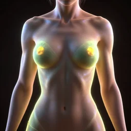 glowwave portrait of a beautiful muscular girl's body, borderlands 3, au naturel, hyper detailed, digital art, trending in artstation, cinematic lighting, studio quality, smooth render, unreal engine 5 rendered, octane rendered, art style by klimt and nixeu and ian sprigger and wlop and krenz cushart.