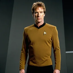 david byrne on star trek ultra realistic photo
