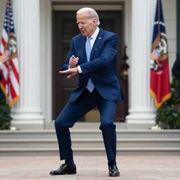 photo of joe biden doing the griddy dance, hd, realistic