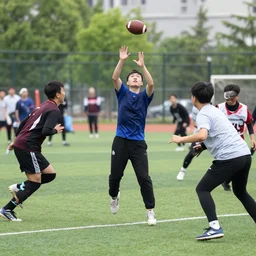 people play shocker but like a football
