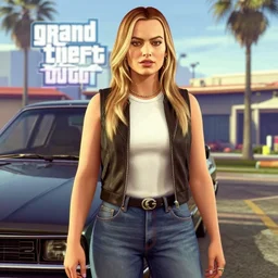 Margot Robbie in gta v