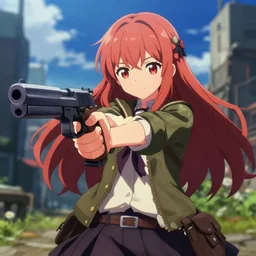 omori game holding a gun