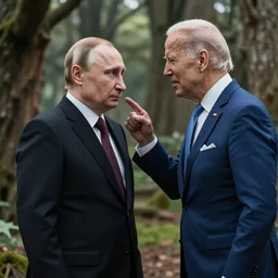 putin in battle with joe biden in narnia in real life, 8 k, 4 k uhd, realistic, hyper realistic, super detailed, very detailed, detailed