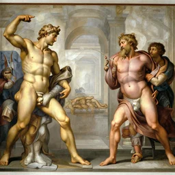 the creation of adam by michelangelo