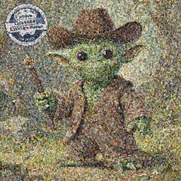 Yoda as a cowboy, artwork by Beatrix Potter, deviantart contest winner,
