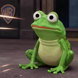 pepe frog, film still the matrix, bullet trail scene, high quality, hd, 4 k, warner, hbo, cinema frame, screenshot