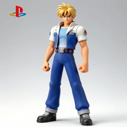 jrpg character model, psx, psone, ps 1, magazine cover