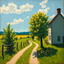 sunny day by van gogh