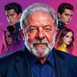 luiz inacio lula da silva cyberpunk, highly detailed, art by greg rutkowski, aykut aydogdu and alena aenami