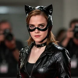 Emma Watson as Catwoman, XF IQ4, f/1.4, ISO 200, 1/160s, Adobe Lightroom, DxO Photolab, polarizing filter, Sense of Depth, AI enhanced, denoised, sharpened, HDR