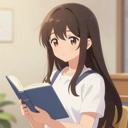 very very very very very very beautiful cute anime girl hoding book in hands, stained glass window chartres cathedral medieval