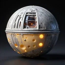 the death star made of cheese