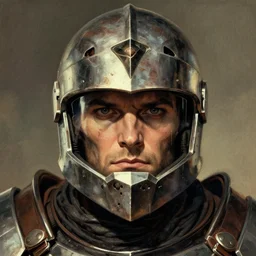 master chief as an eldritch realistic knight, closeup portrait art by donato giancola and greg rutkowski, vintage retro, realistic face, digital art, trending on artstation, eldritch lovecraftian helmet, symmetry