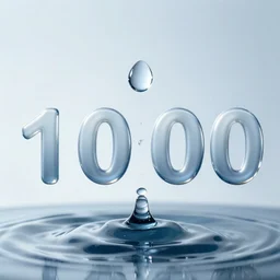 a drop of water zoom million times