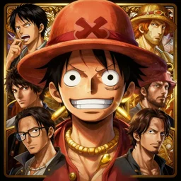 highly detailed vfx portrait of monkey d. luffy, stephen bliss, greg rutkowski, loish, rhads, beeple, makoto shinkai, tom bagshaw, alphonse mucha, global illumination, sharp focus, art by artgerm and greg rutkowski, stanley kubrick, best of behance, cinematic lighting, elegant, symetrical face