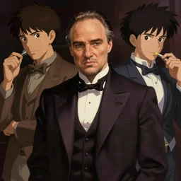godfather still, kate beckinsale as godfather, suit, ( i'm gonna make him an offer he can't refuse. ), portrait shinkai makoto studio ghibli studio key hideaki anno sakimichan stanley artgerm lau rossdraws james jean marc simonetti elegant highly detailed digital painting artstation pixiv
