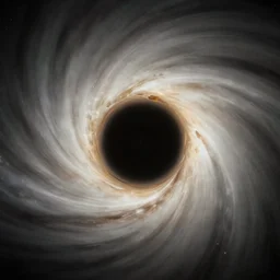 a photograph of the otherside of a blackhole