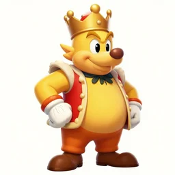 king dedede in the style of a polish movie poster