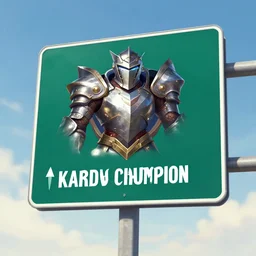 buff roadsign armor champion