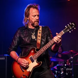 jan hammer in a nightclub in florida playing guitar
