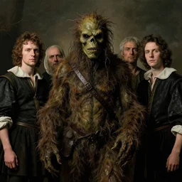portrait of swamp thing by jules bastien - lepage, daniel gerhartz, karol bak, james jean, tom bagshaw, rococo, sharp focus, trending on artstation, cinematic lighting, hyper realism, 8 k
