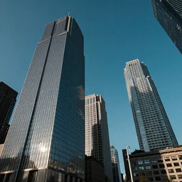 electronic failure city skyscrapers