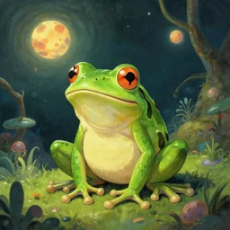 a frog on a mysterious planet named kapla - n 9 - i bydavid rutkowski, by artgem