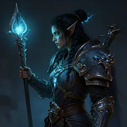 masterpiece side profile concept art, maya ali sorcerer, gloomhaven, warcraft, highly detailed, luminescent, cinematic, by ilya kuvshinov, magali villeneuve, jeremy lipkin, michael garmash, rob rey, lawren harris, a. j. casson, artgerm, alphonse mucha